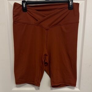 Rust Colored Women's Bike Shorts